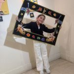 نغم مصطفى | لوحة عين حورس على ورق البردي في معرض Artopia-X