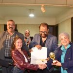 ماريان داود في معرض Artopia X: لوحة “شعلة الأمل” تضيء ظلام الفن التشكيلي